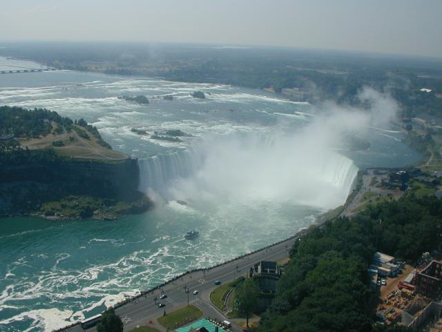 Canadian Falls from Skylon
